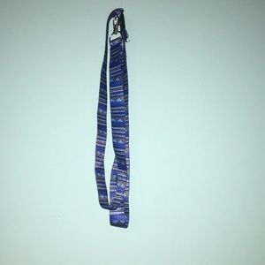 Blue lanyard